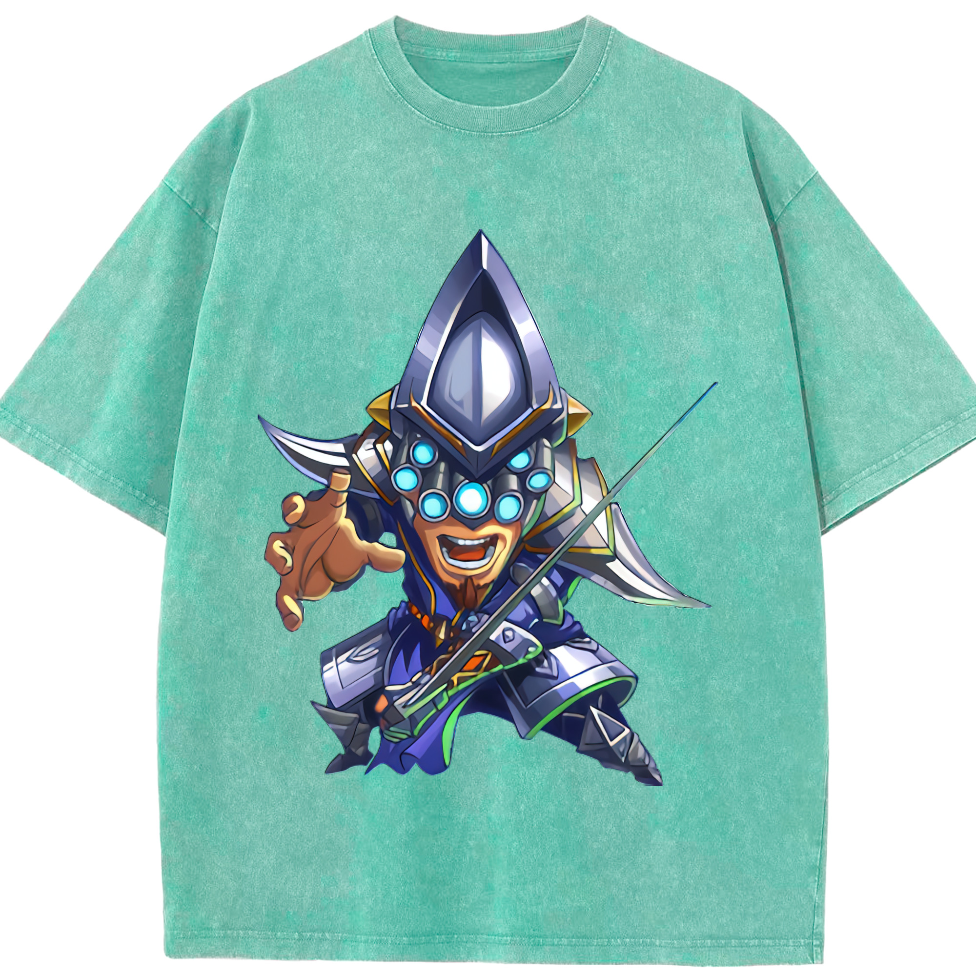 リーグ・オブ・レジェンド League of Legends LOL 綿100% ヴィンテージ風 半袖Tシャツ（フロントプリント）